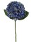 2pc 7" Dark Blue Hydrangea Bloom with 2 Layers – Artificial Flower Arrangement"